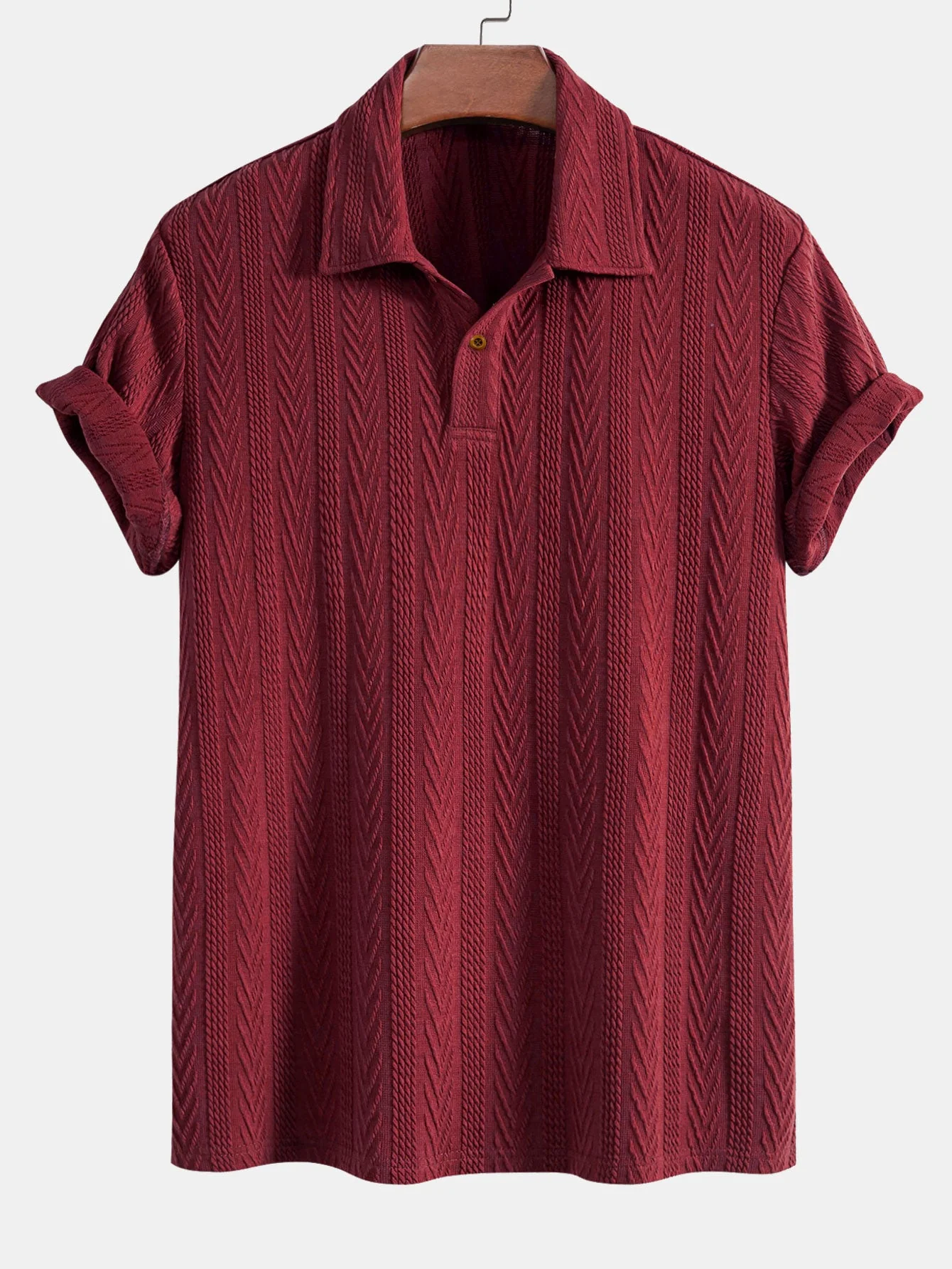 Carlos® | Short Sleeve Jacquard Polo - Image 6