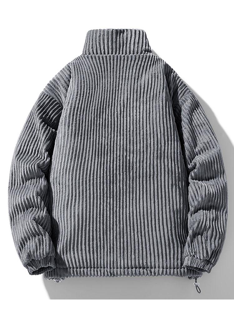 Carlos | Quilted Lined Corduroy Coat - Image 12