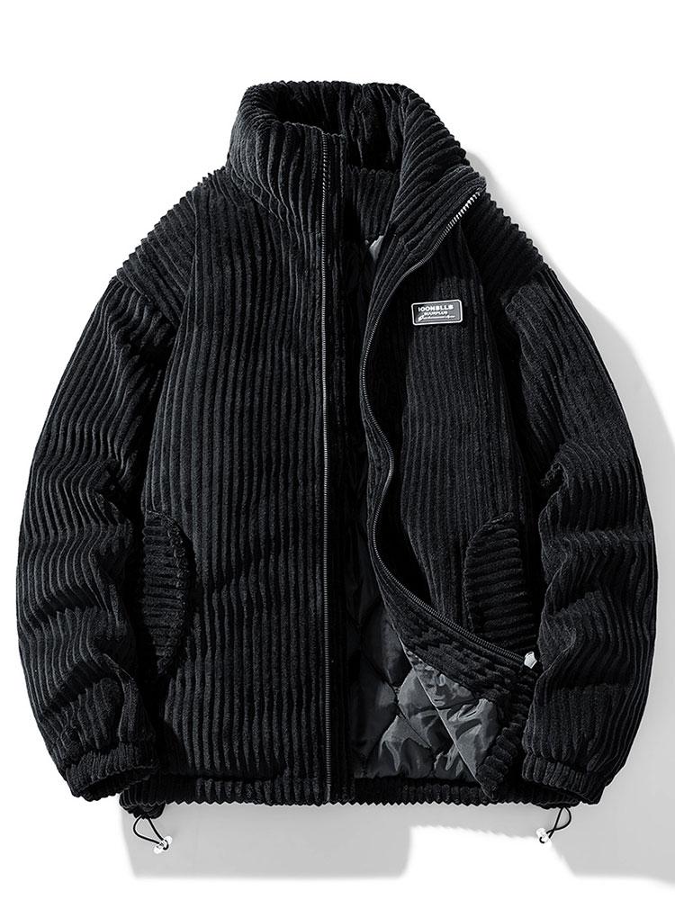 Carlos | Quilted Lined Corduroy Coat - Image 13
