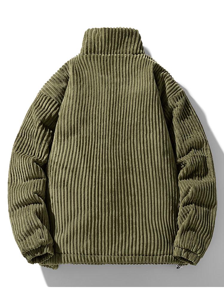 Carlos | Quilted Lined Corduroy Coat - Image 16