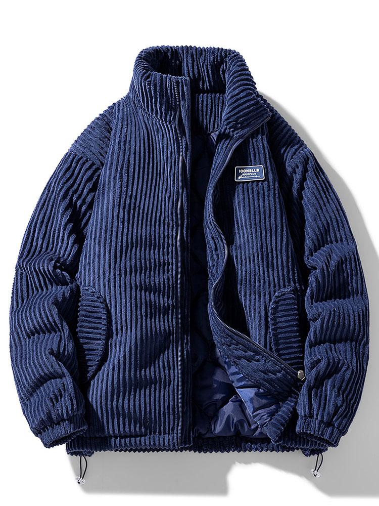 Carlos | Quilted Lined Corduroy Coat - Image 17