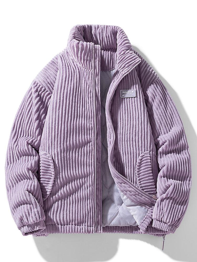 Carlos | Quilted Lined Corduroy Coat - Image 3