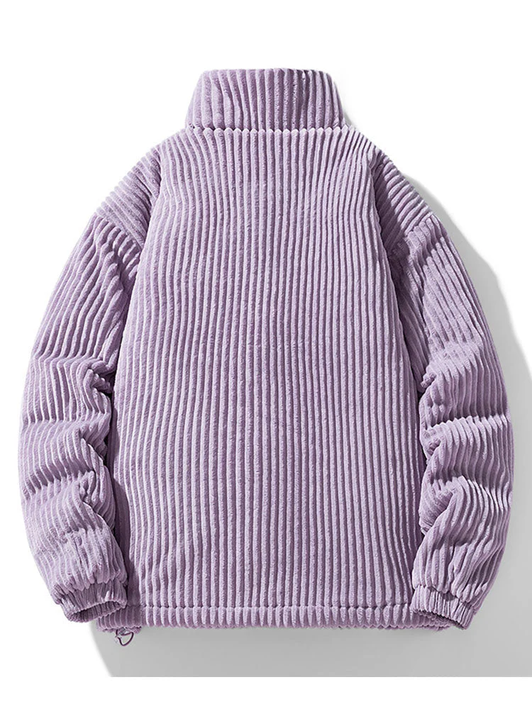 Carlos | Quilted Lined Corduroy Coat - Image 4