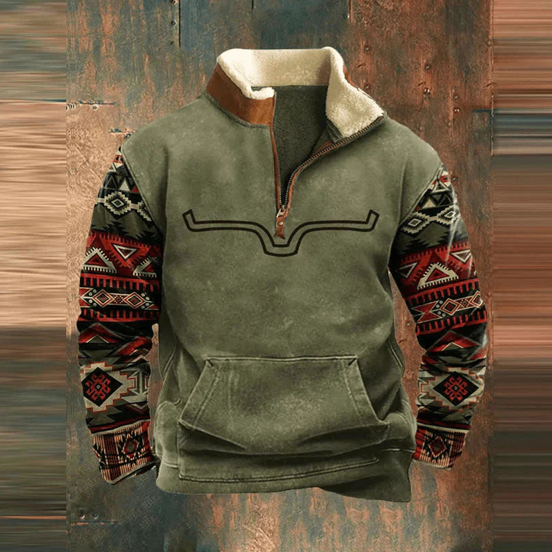 Carmine | Linus – Men's zip-up sweater - Image 5
