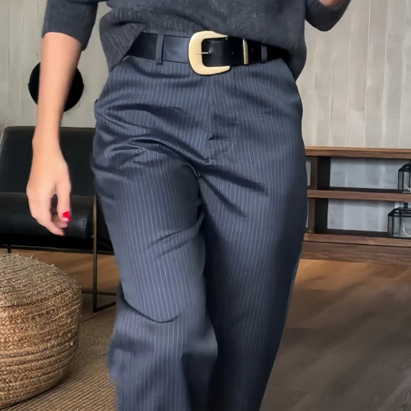 Carter® | Women's High Waist Casual Straight Pants - Image 7