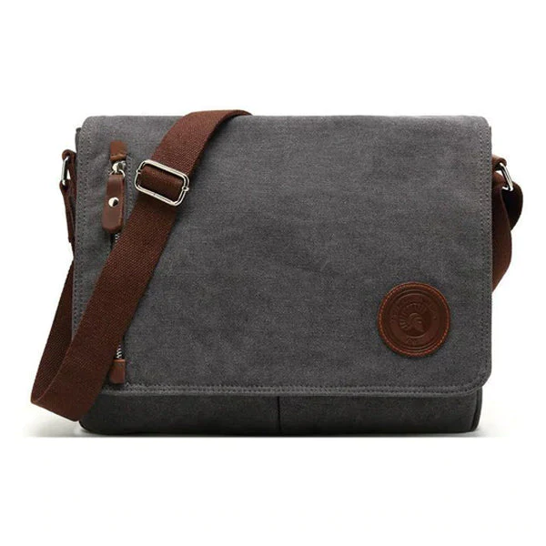 CASAL DIAGONALIP POCKET CANVAS BAG - Image 2