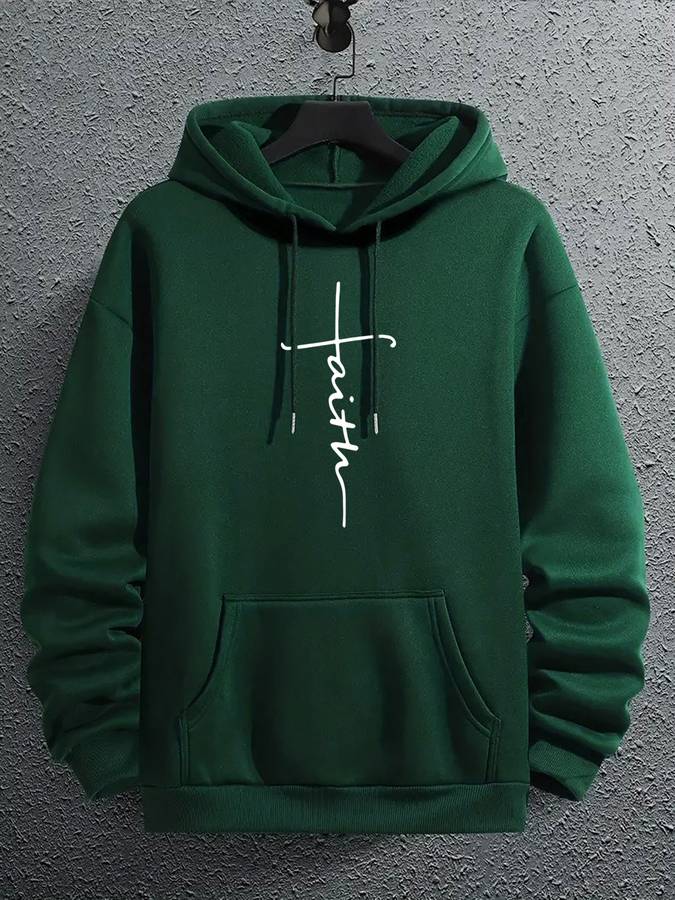Casey® | Stylish hoodie with Faith print - Image 8