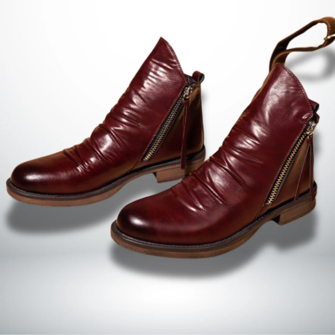 Casiano® | Elegant Men's Ankle Boots With Zip - Image 4