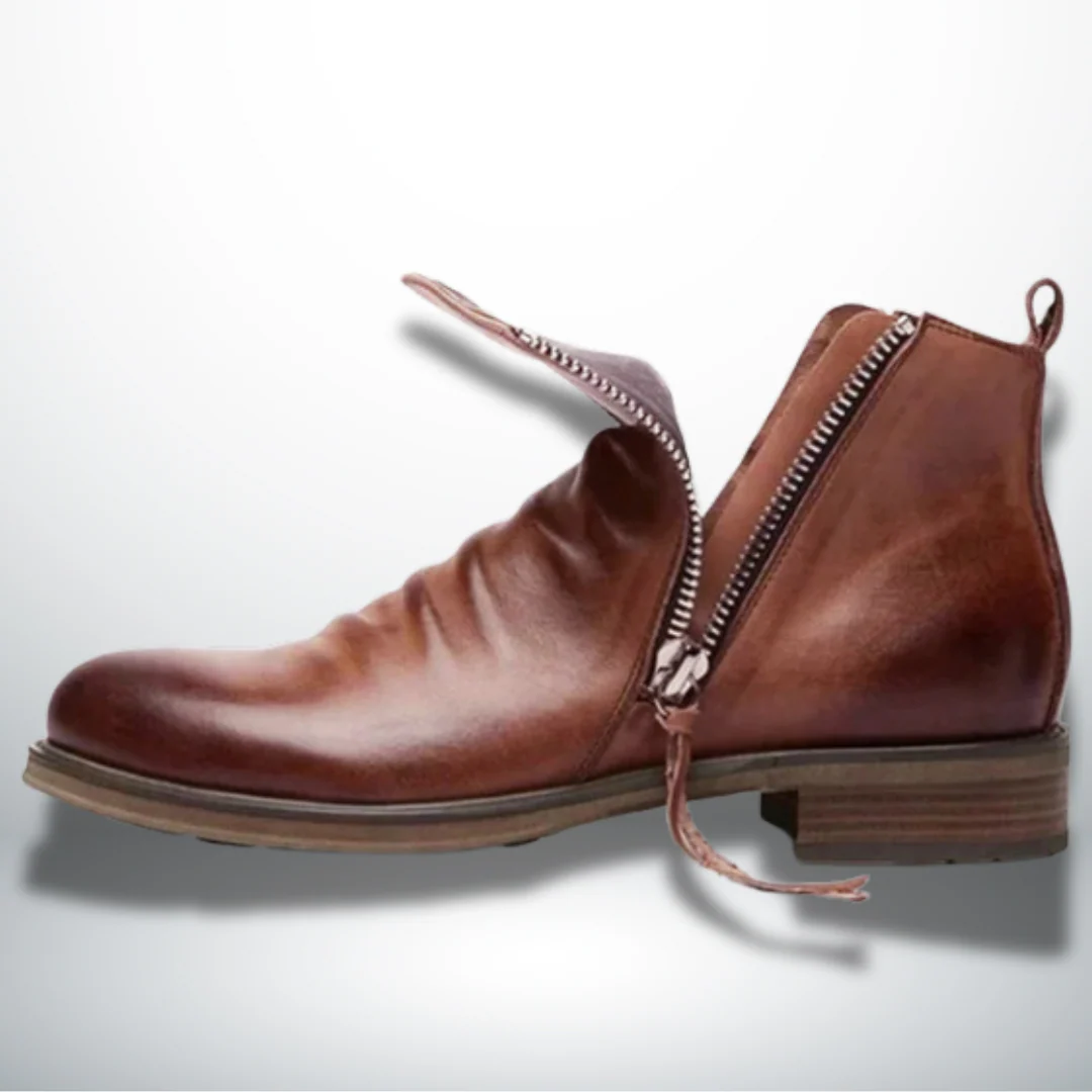 Casiano® | Elegant Men's Ankle Boots With Zip - Image 5