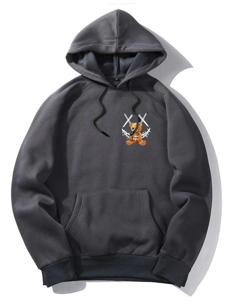 Casimir | Smiley Bear Back Print Hoodie - Image 9