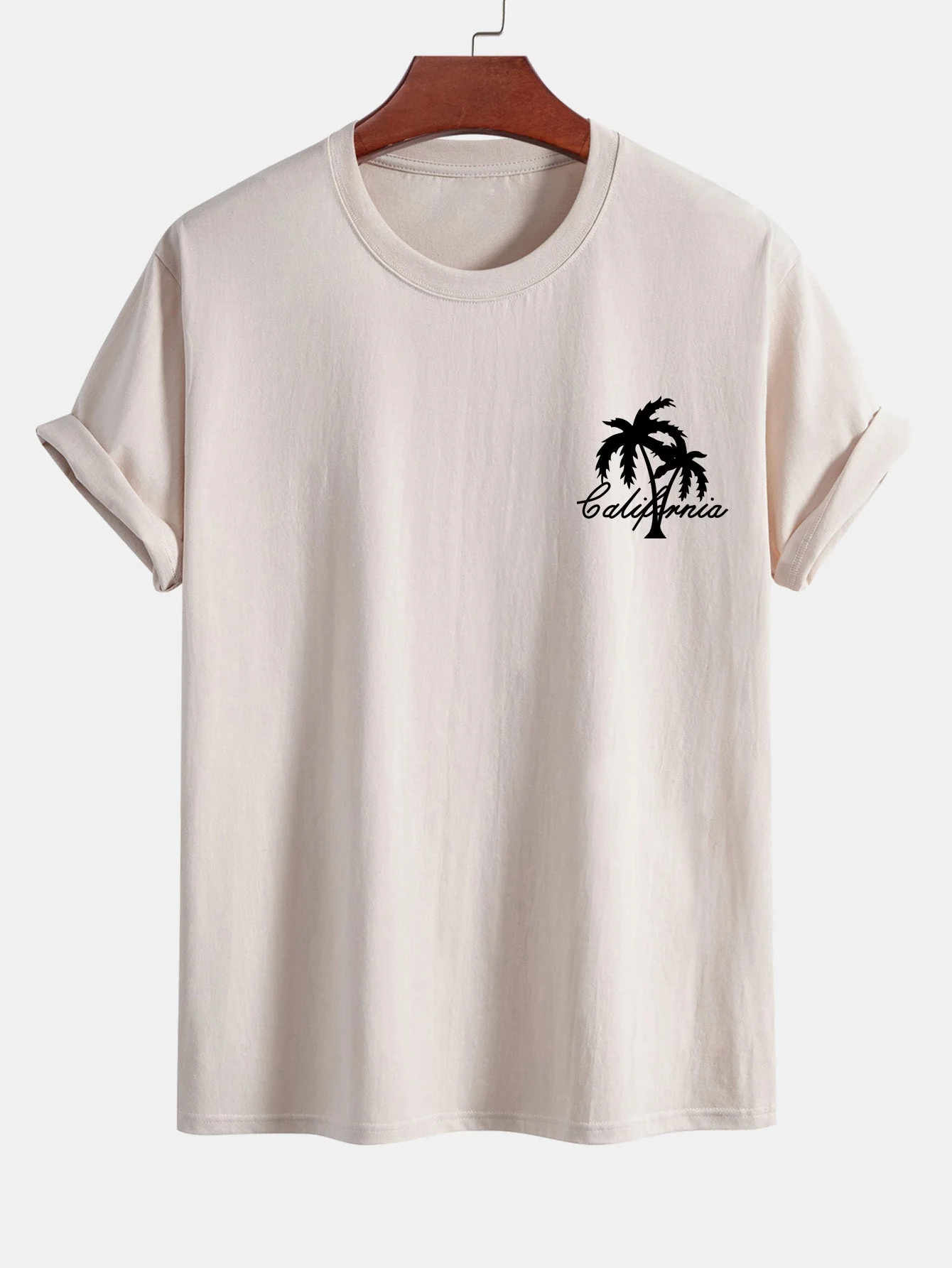 Casimiro® | California Palm Tree Print Cotton T-Shirt & Swim Shorts - Image 8