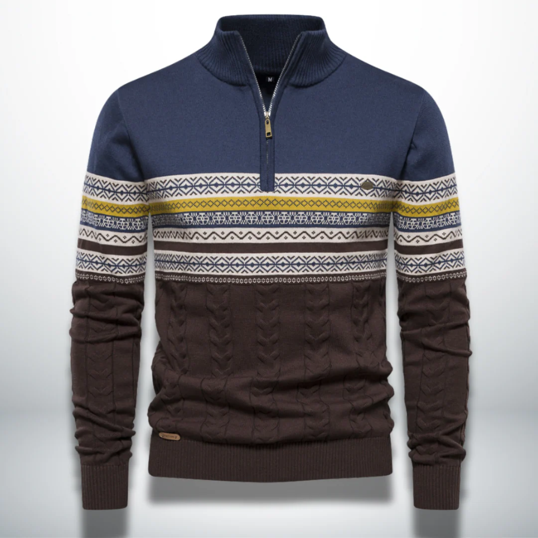 Casimiro® | Refined men's sweater in cotton - Image 3