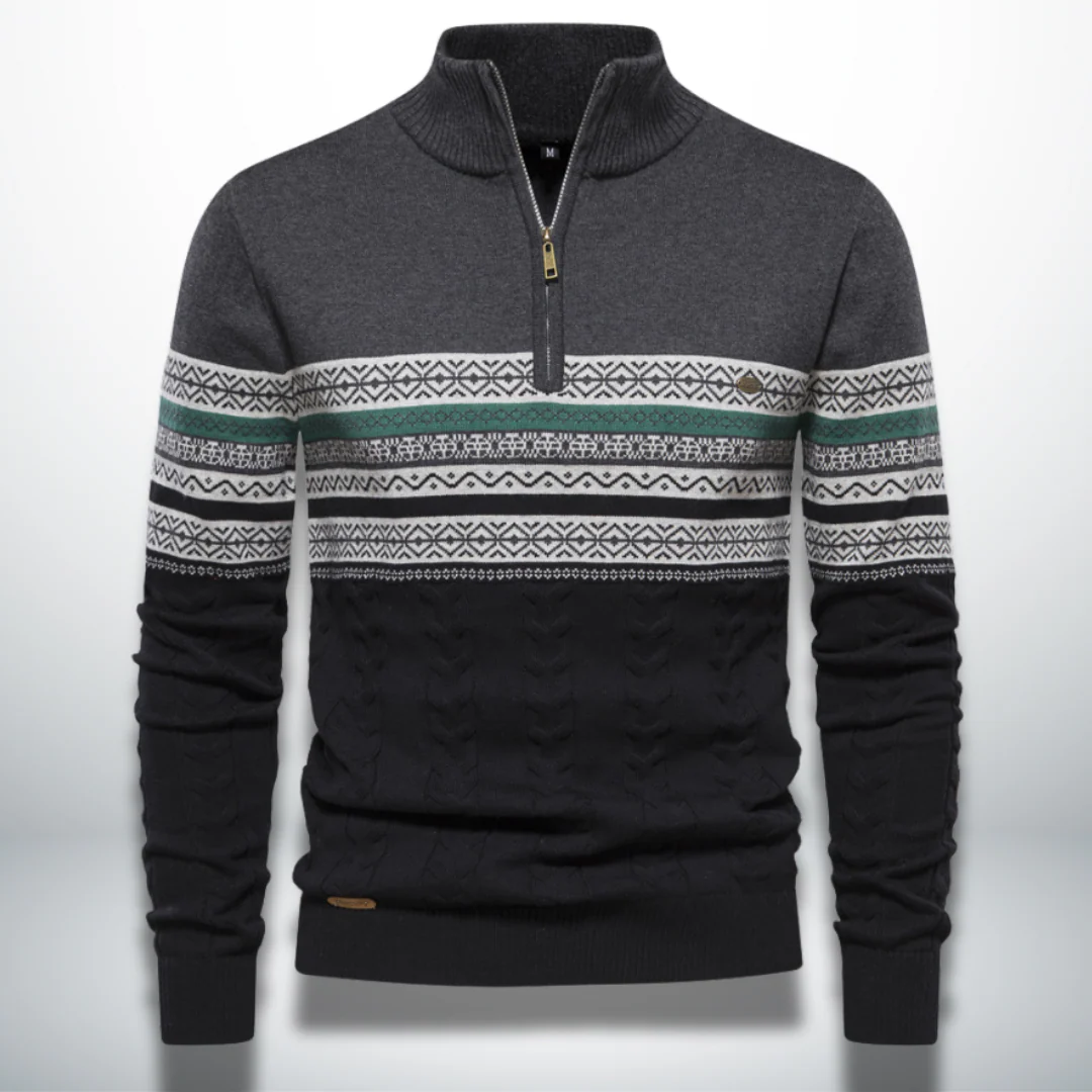 Casimiro® | Refined men's sweater in cotton - Image 5