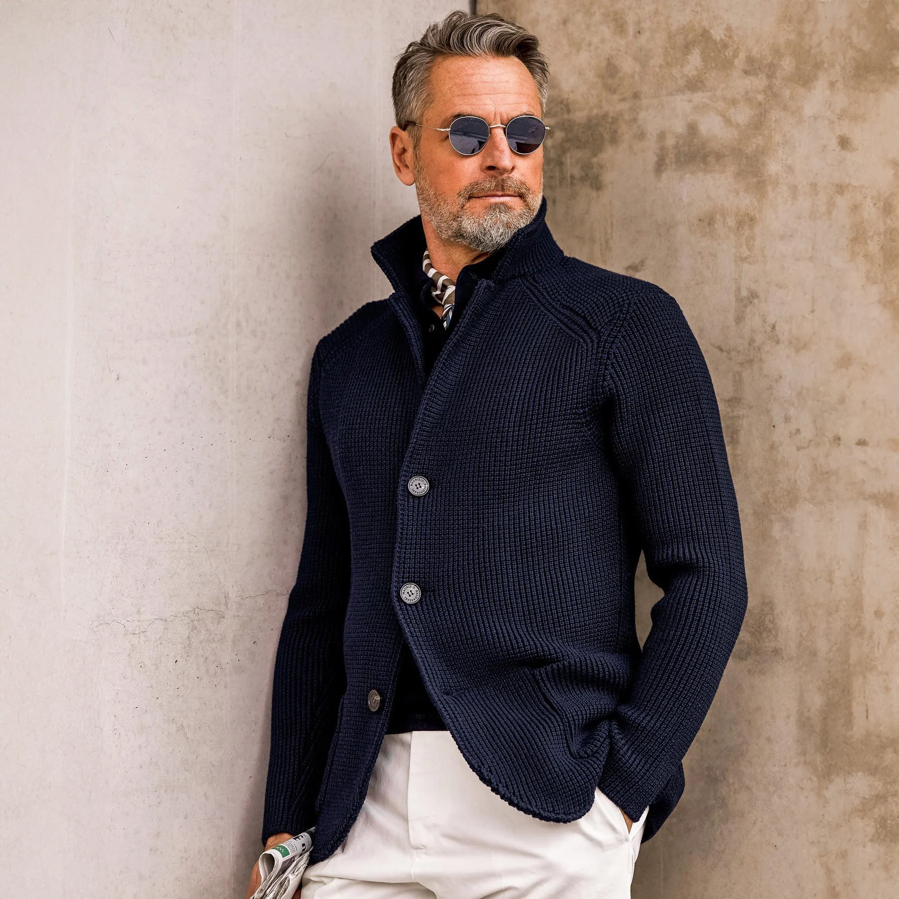 Cassian | Timeless knitted cardigan - Image 11