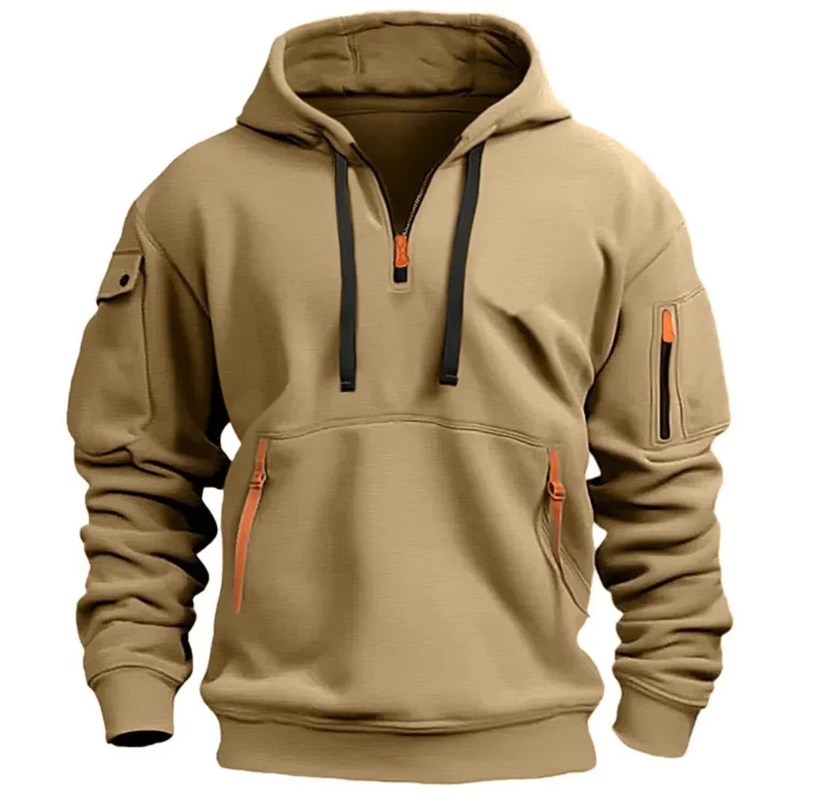Cassiel | Men's multi-pocket hoodie - Image 3