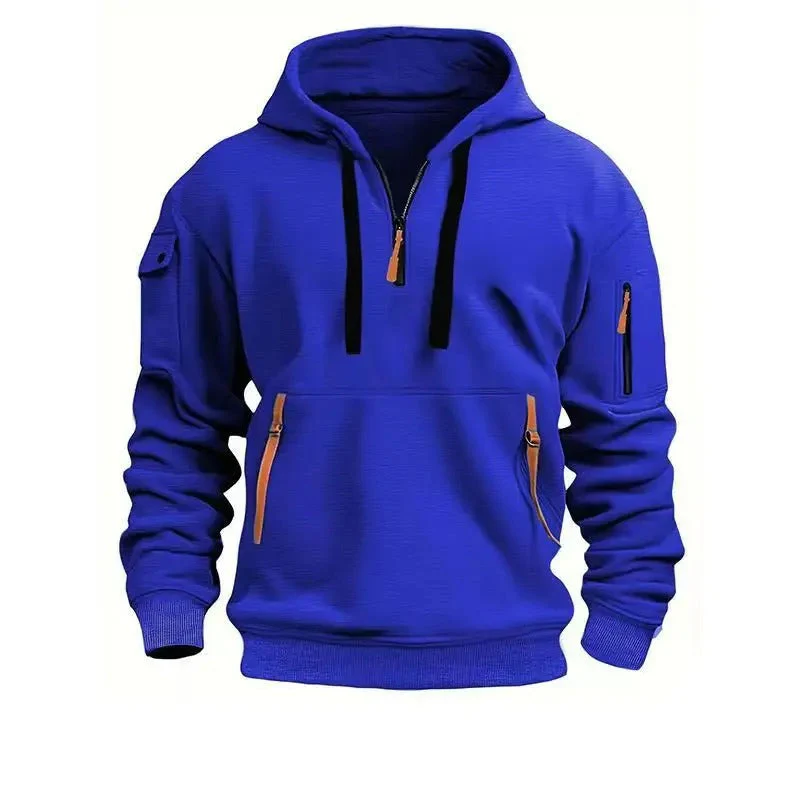 Cassiel | Men's multi-pocket hoodie - Image 6
