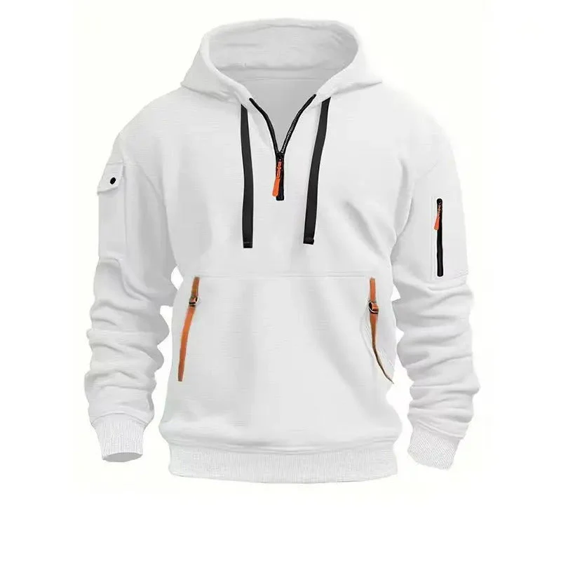 Cassiel | Men's multi-pocket hoodie - Image 7