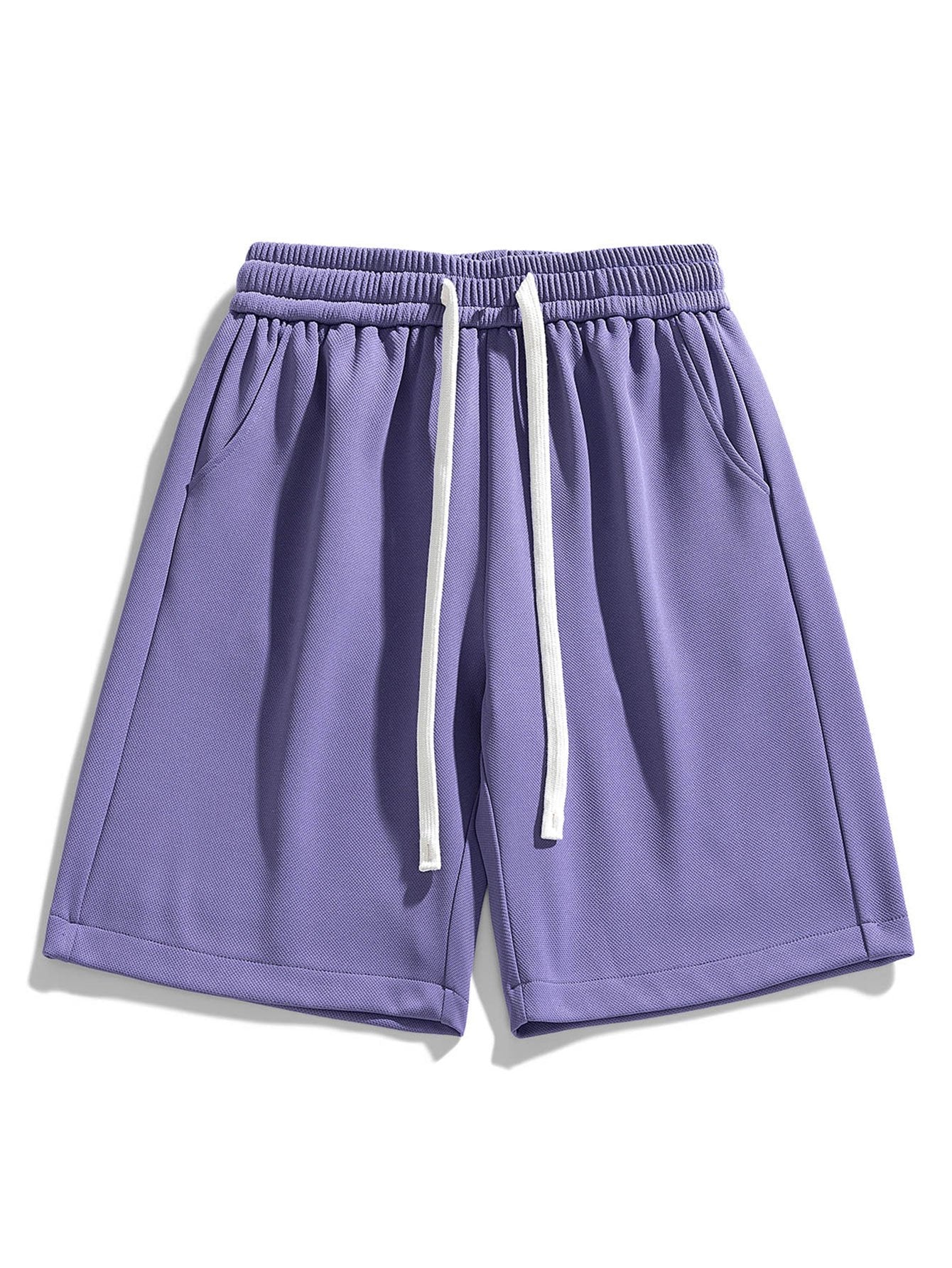 Castiel® | Basic Textured Drawstring Shorts - Image 13