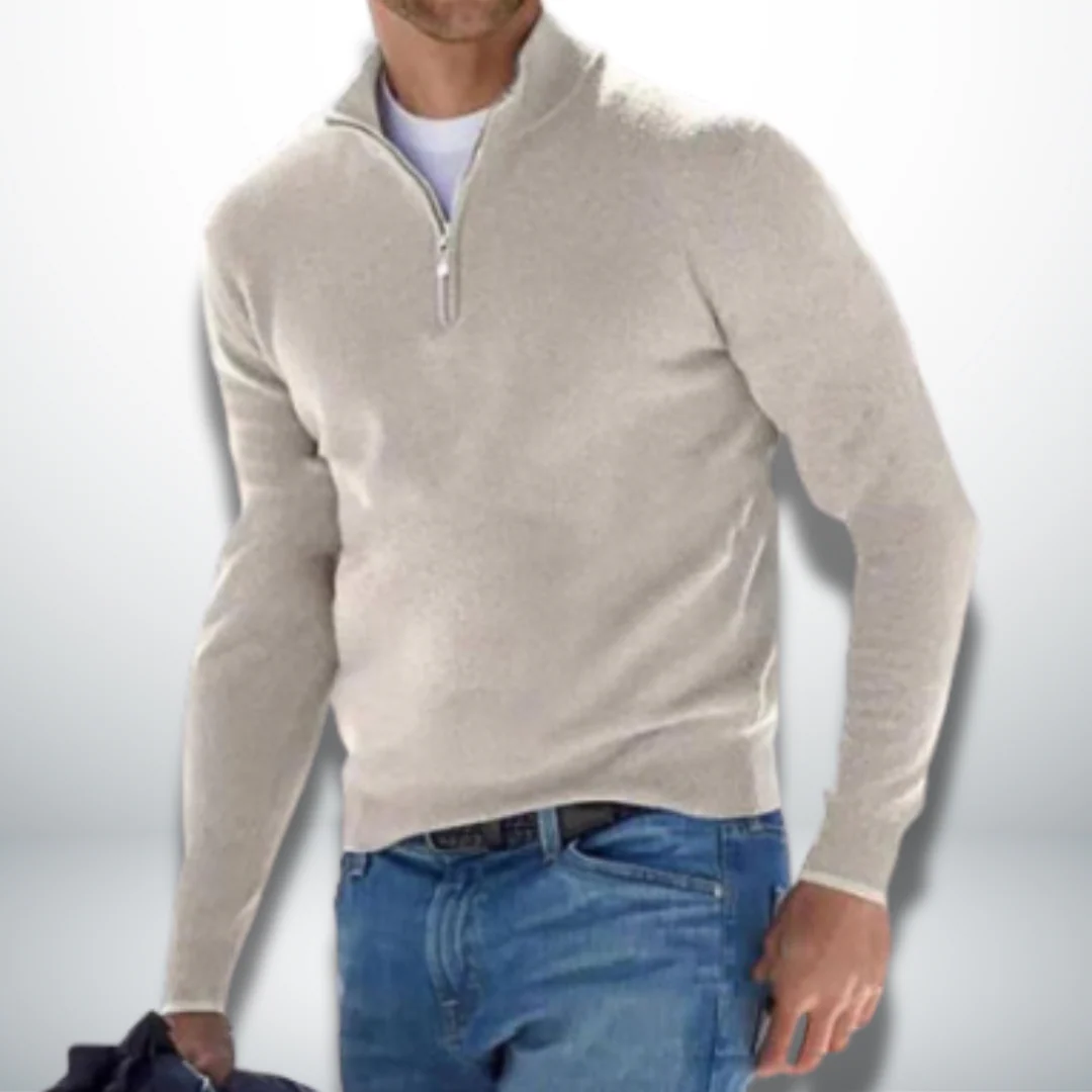 Cayetano® | Men's Casual Pullover With Zip - Image 7