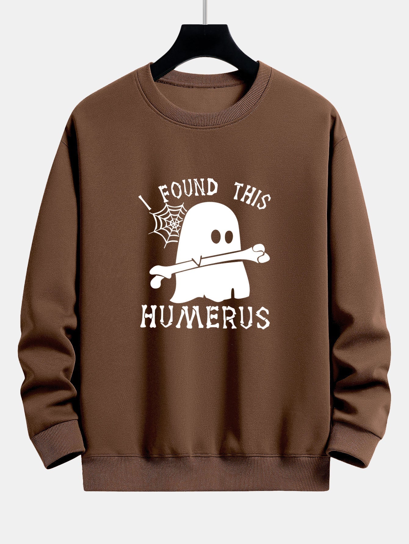Celedonio® | Ghost Found This Humerus Print Relax Fit Sweatshirt - Image 6
