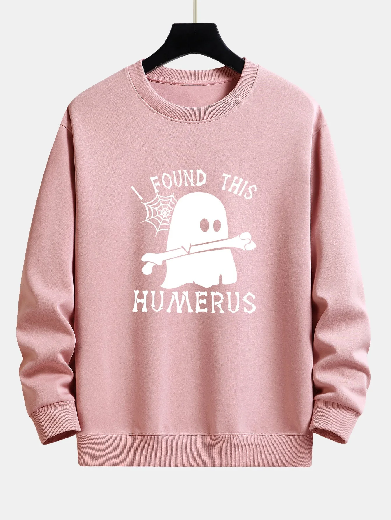 Celedonio® | Ghost Found This Humerus Print Relax Fit Sweatshirt - Image 7