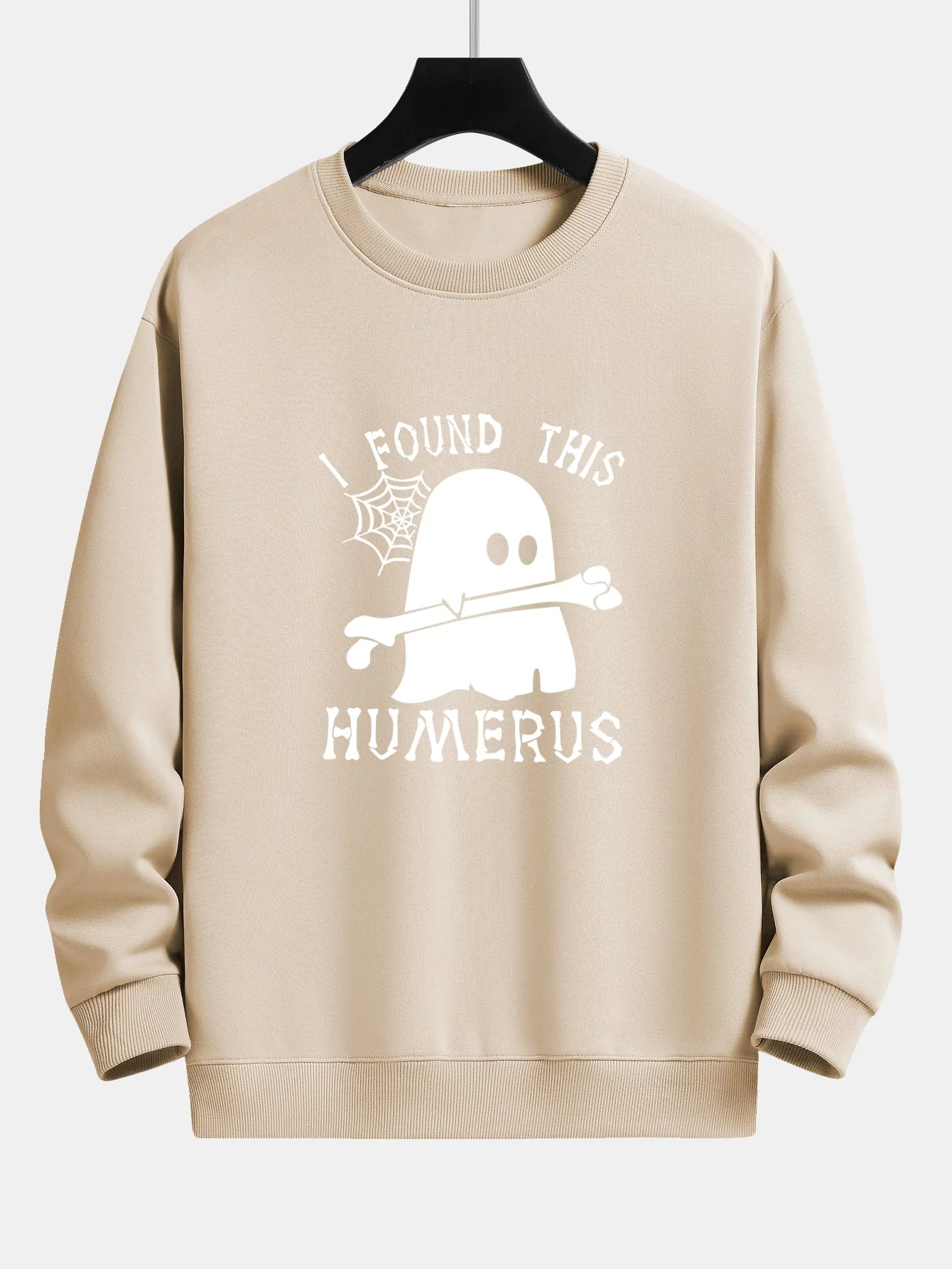 Celedonio® | Ghost Found This Humerus Print Relax Fit Sweatshirt - Image 8