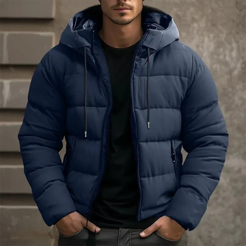Celestino® | Men’s Puffer Jacket With Drawstring Hood - Image 2