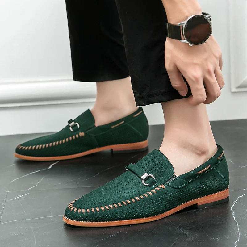Celsus | Sorrento Suede Loafers - Image 10
