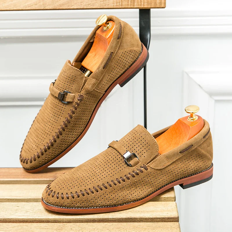 Celsus | Sorrento Suede Loafers - Image 30