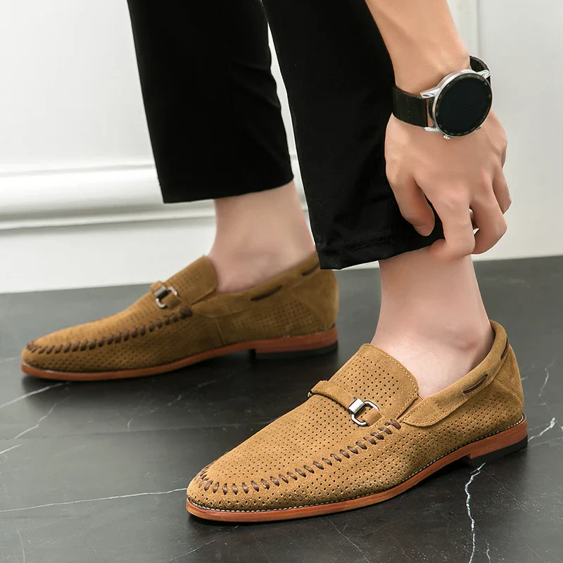 Celsus | Sorrento Suede Loafers - Image 33