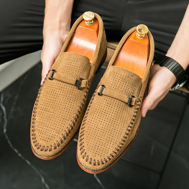 Celsus | Sorrento Suede Loafers - Image 4