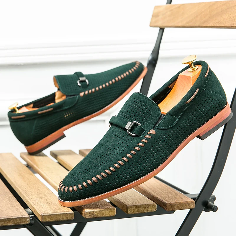 Celsus | Sorrento Suede Loafers - Image 6