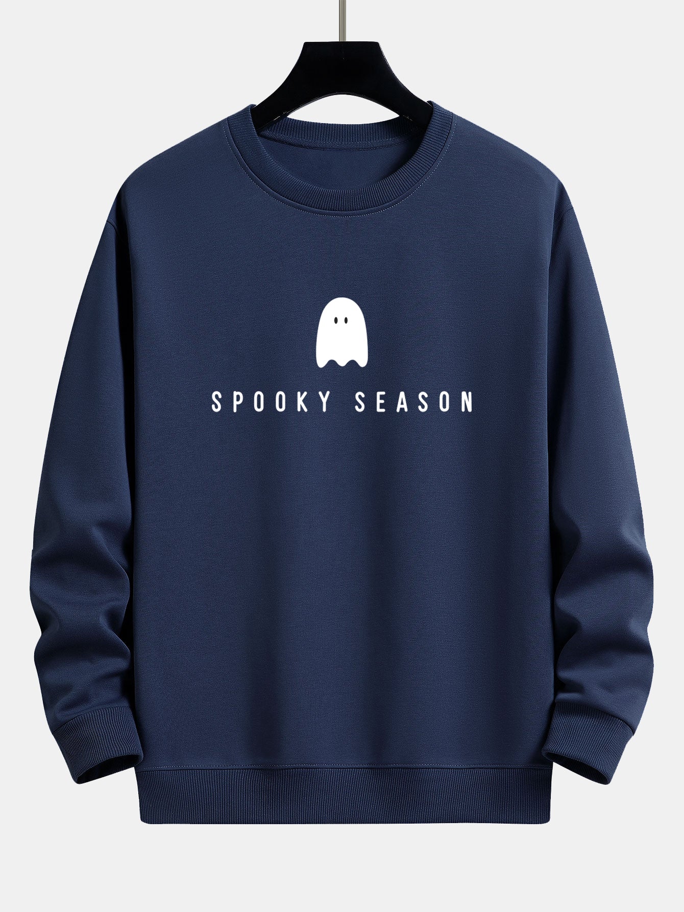 César® | Spooky Season Ghost Print Relax Fit Sweatshirt - Image 3