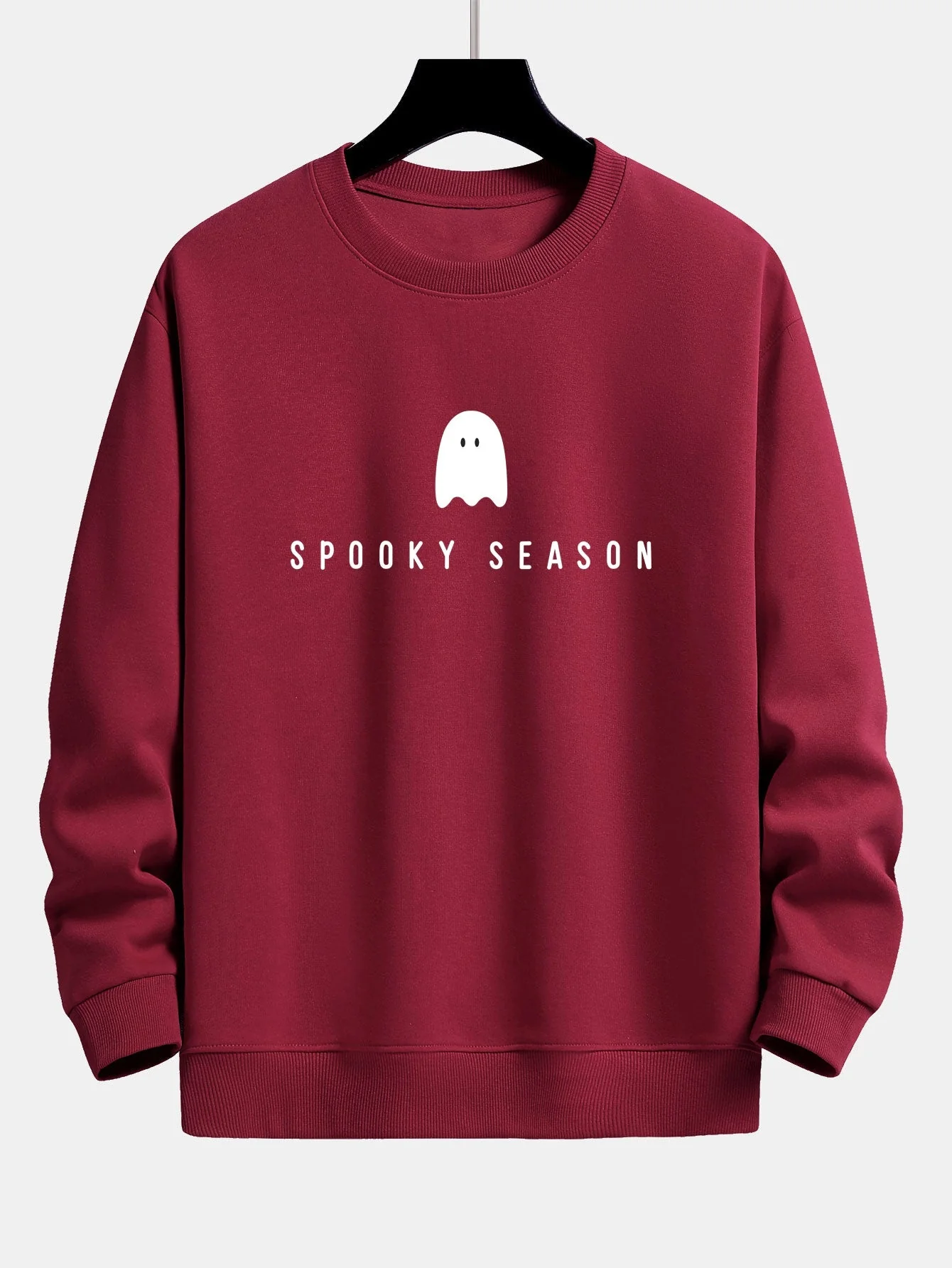 César® | Spooky Season Ghost Print Relax Fit Sweatshirt - Image 4