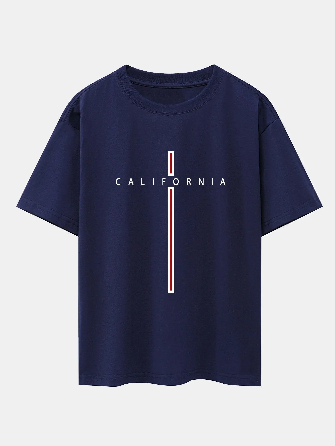 César® | Stripe Print Drop Shoulder Oversize T-Shirt - Image 11