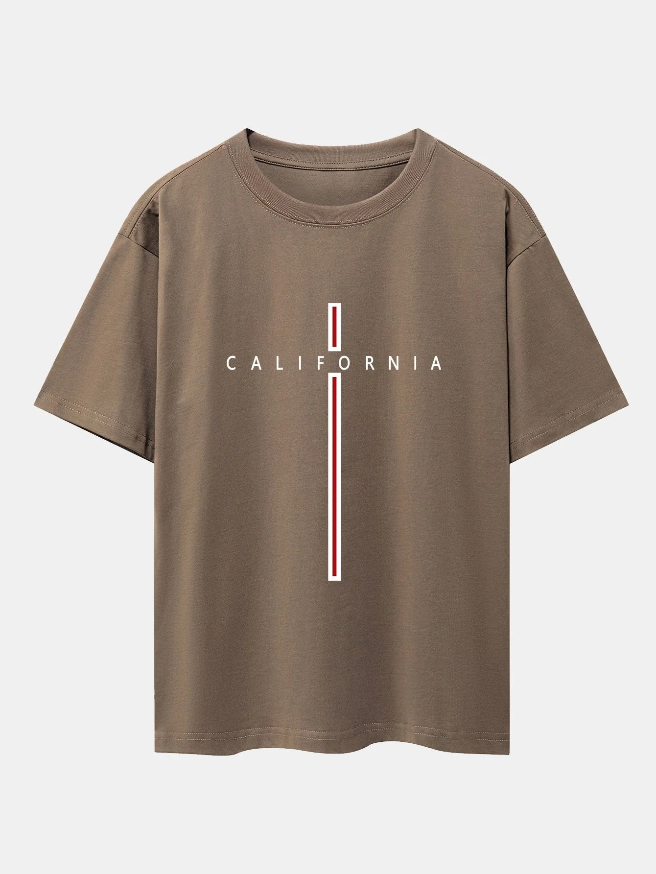 César® | Stripe Print Drop Shoulder Oversize T-Shirt - Image 12