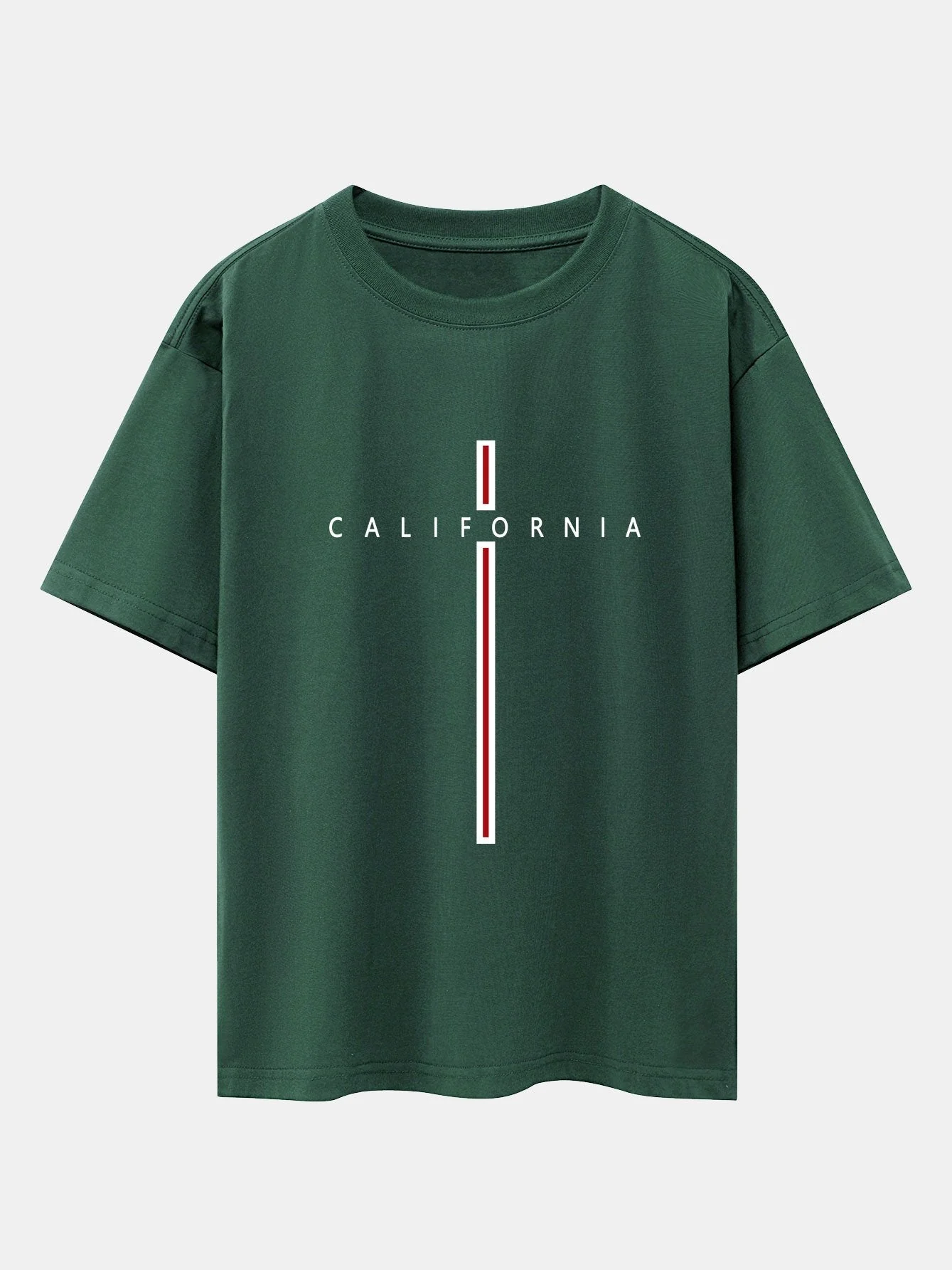 César® | Stripe Print Drop Shoulder Oversize T-Shirt - Image 5