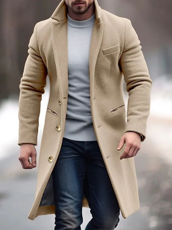Charles® | Long classic coat - Image 3