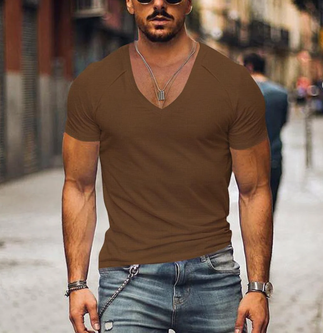 Charles® | Men'S T-Shirt With V-Neck - Image 6