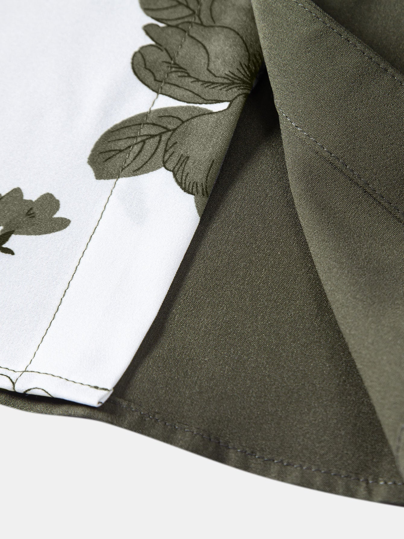 Charlie® | Floral Patchwork Print Button Up Shirt - Image 10