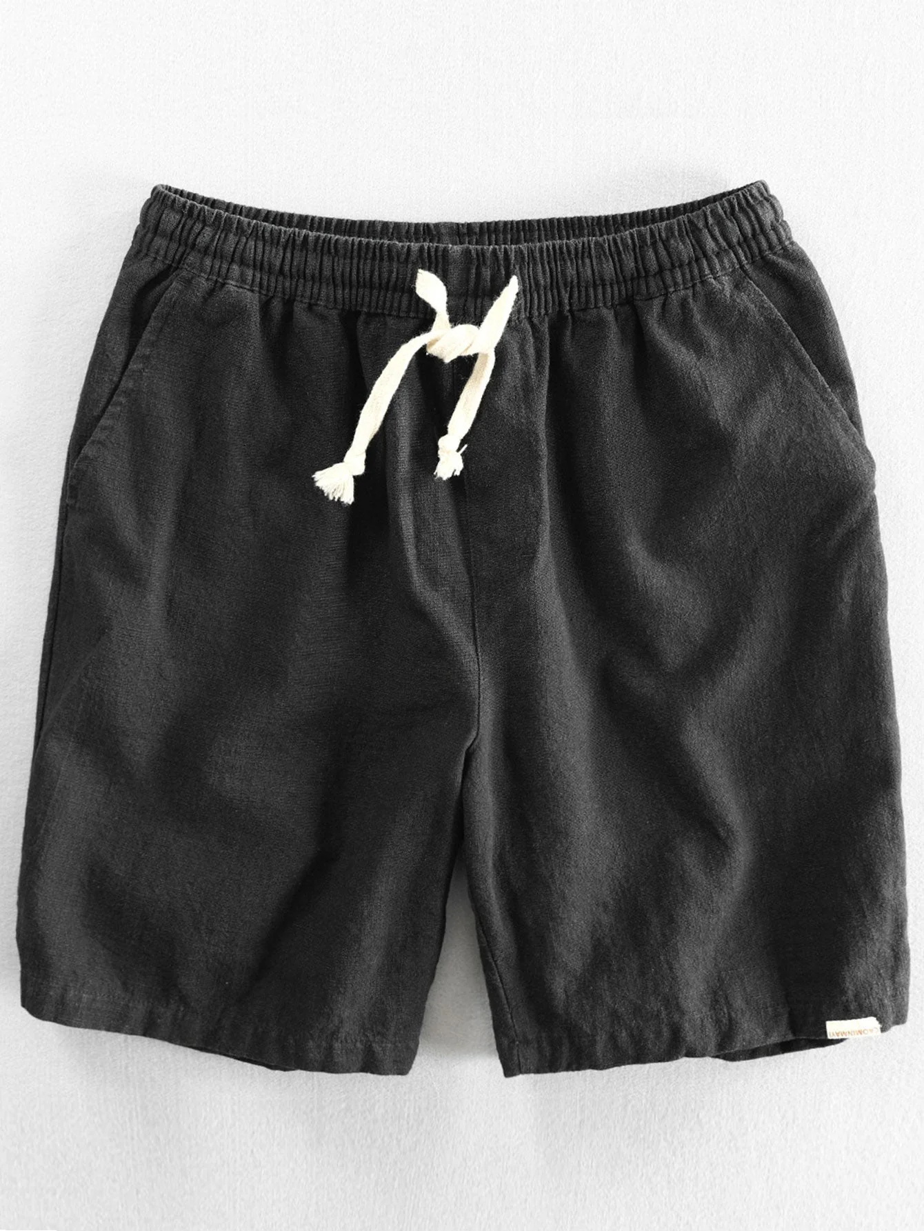 Charlie® | Linen Cotton Blend Drawstring Shorts - Image 4