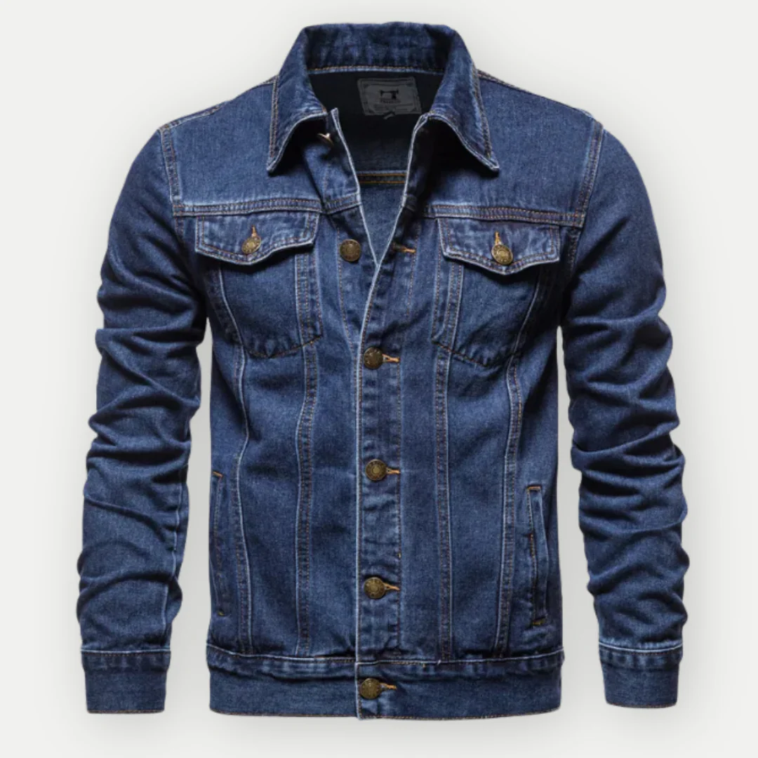 Chester® | Classic Denim Trucker Jacket For Men - Image 3