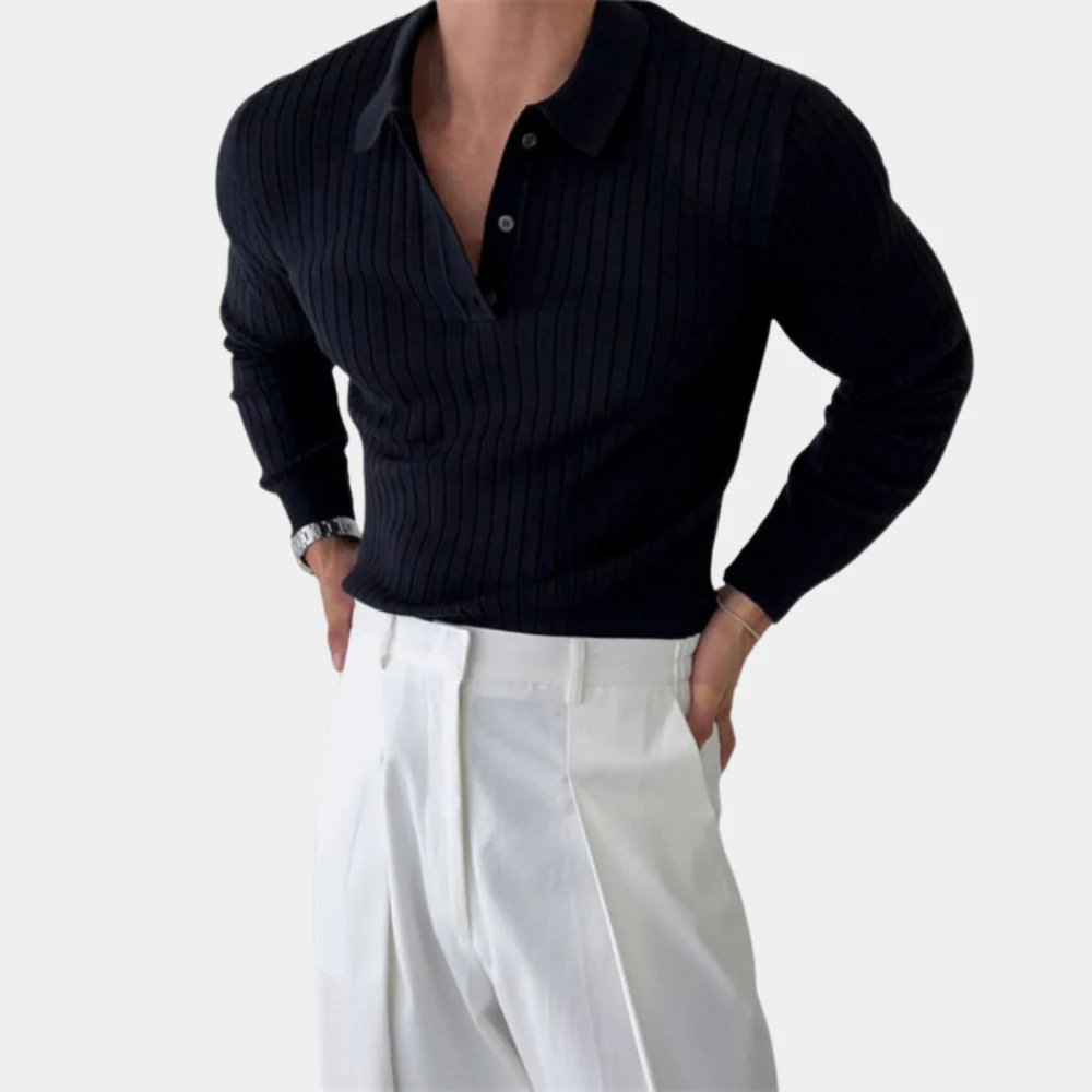 Chester® | Long Sleeve Polo Knitted - Image 2