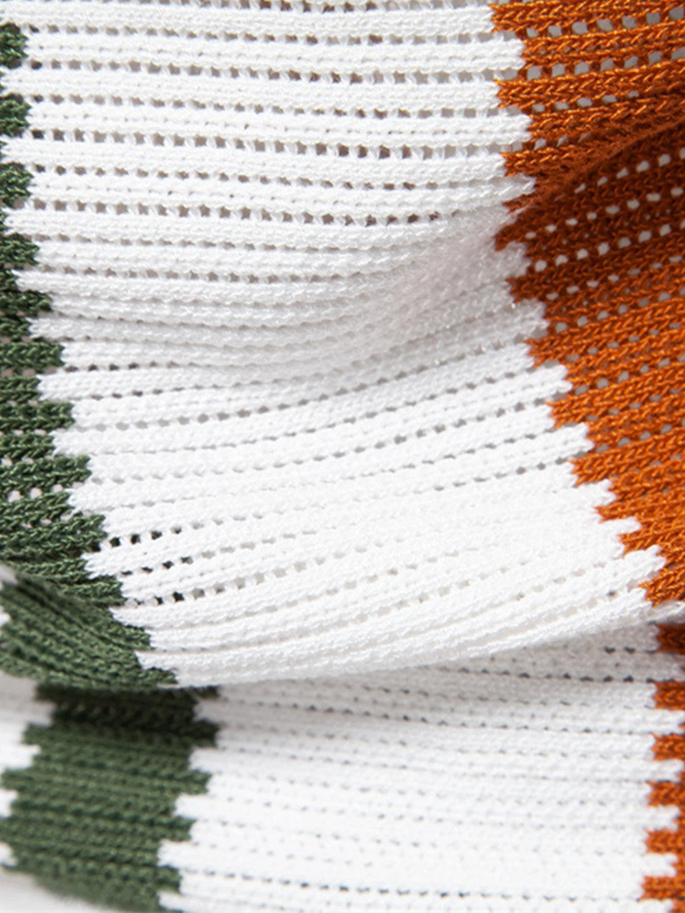 Chris® | Stripe Knit V Neck Polo Shirt - Image 11