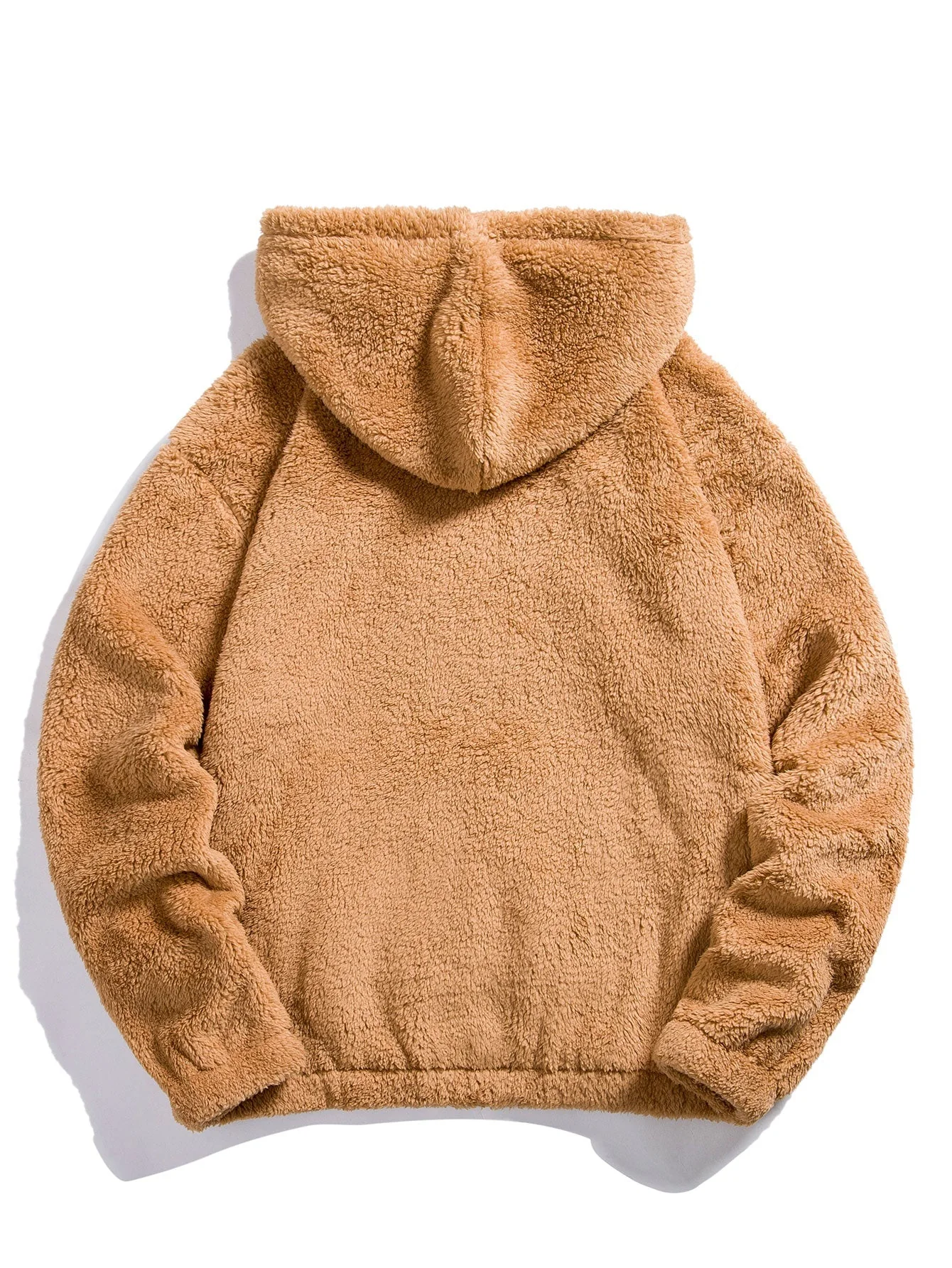 Christian | Bear Embroidered Patch Teddy Hoodie - Image 5