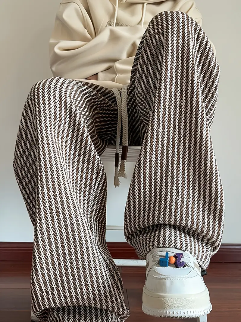 Christopher® | Striped Woven Trousers For Men - Image 4