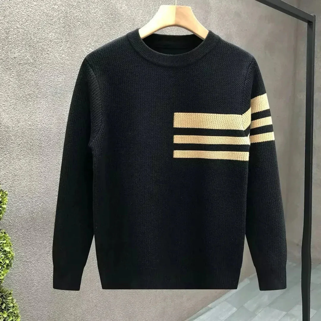 Cipriano | Oscar Striped Crewneck Sweater - Image 2