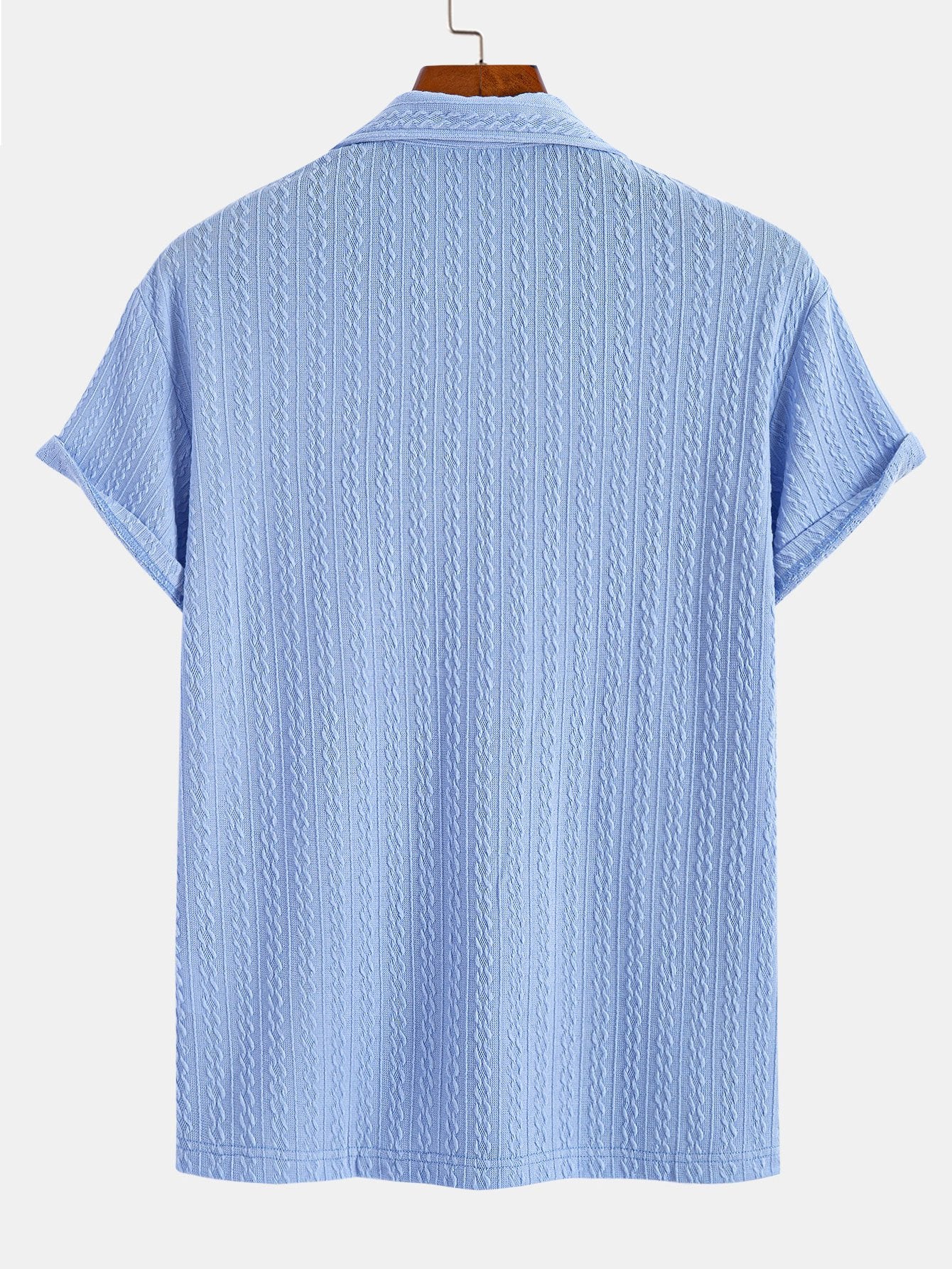 Ciro® | Textured Jacquard Polo - Image 4