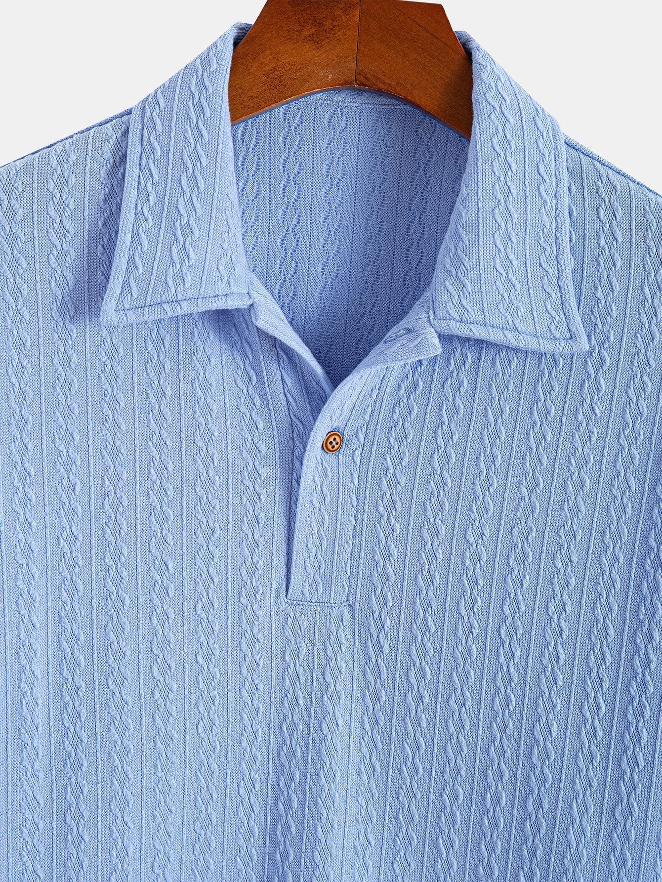 Ciro® | Textured Jacquard Polo - Image 5