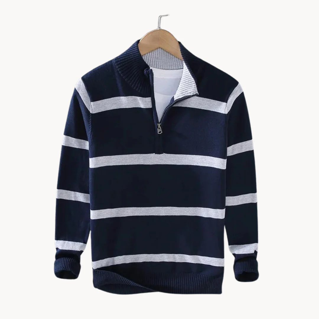 Clarence® | Fashionable Half Zip Sweater - Image 3
